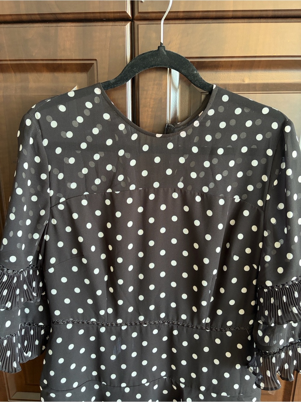 KEEPSAKE the label Black and White Polka Dot Tiered Ruffle Dress - Picture 4 of 8
